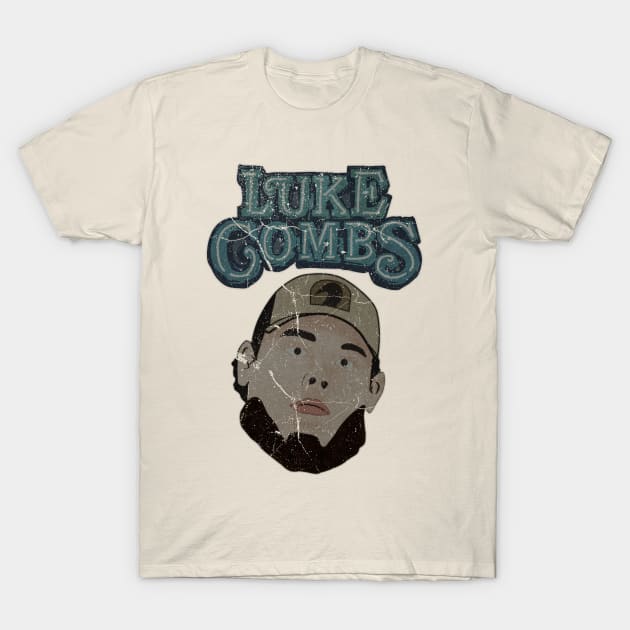 luke combs // vintage T-Shirt by Super Human Squad